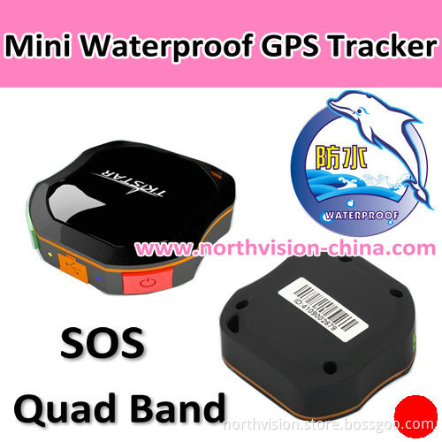 Quad Band Waterproof Portable GPS Tracker
